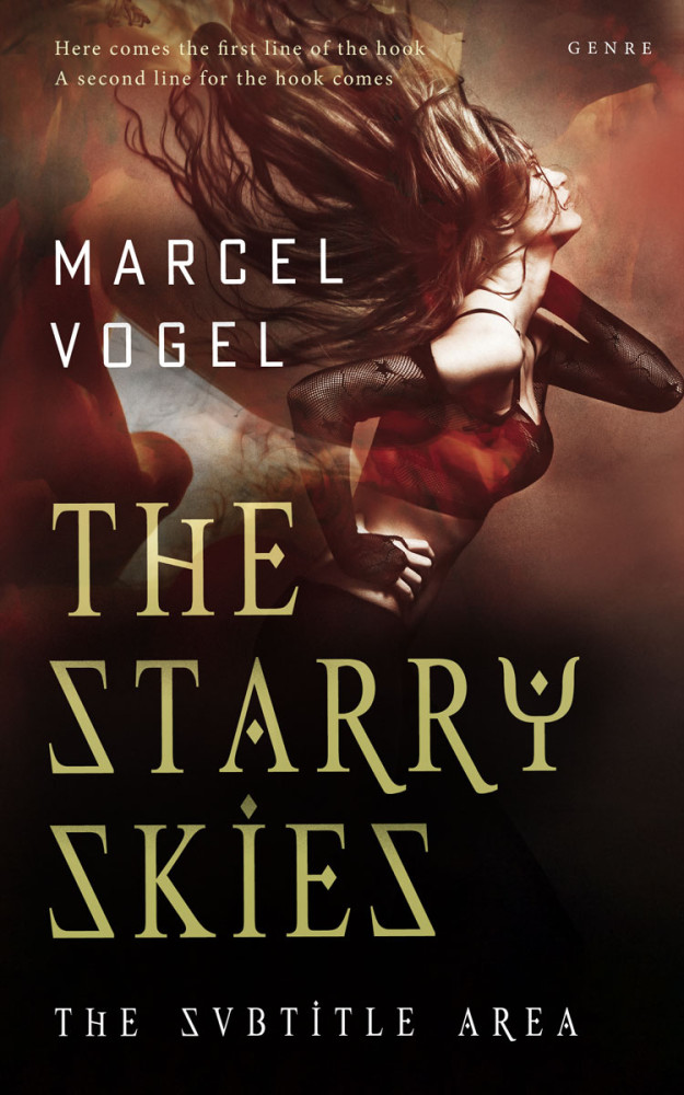 Front view of Night Rider #24478 - Premade Fantasy Book Cover