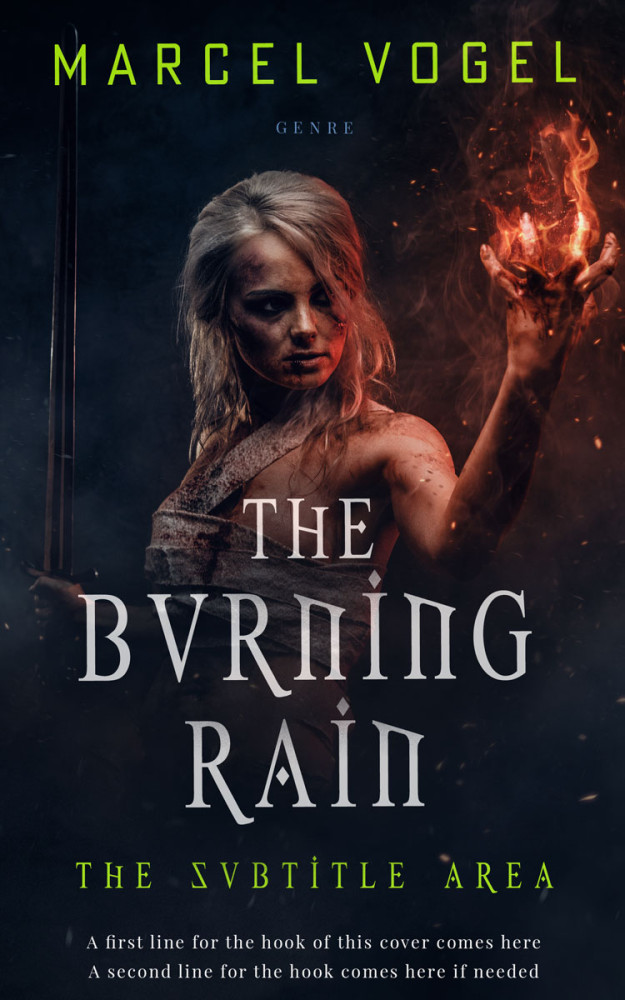 Front view of Bastille #24494 - Premade Fantasy Book Cover