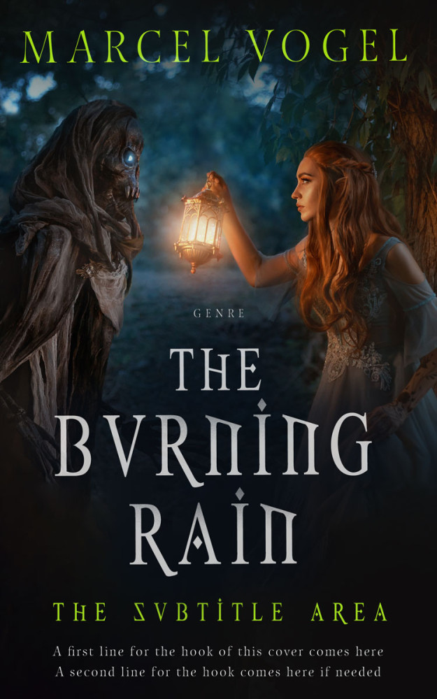 Front view of Woodsmoke #24499 - Premade Fantasy Book Cover