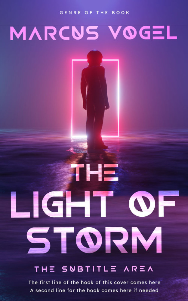 Front view of Bossanova #24629 - Premade Science Fiction Book Cover