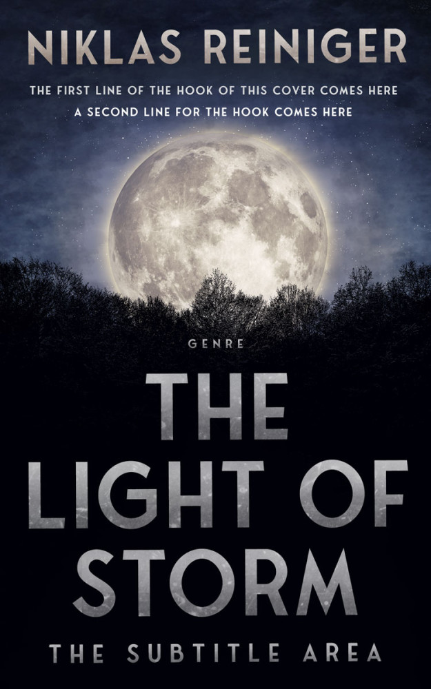 Front view of Tide #24657 - Premade Fantasy Book Cover