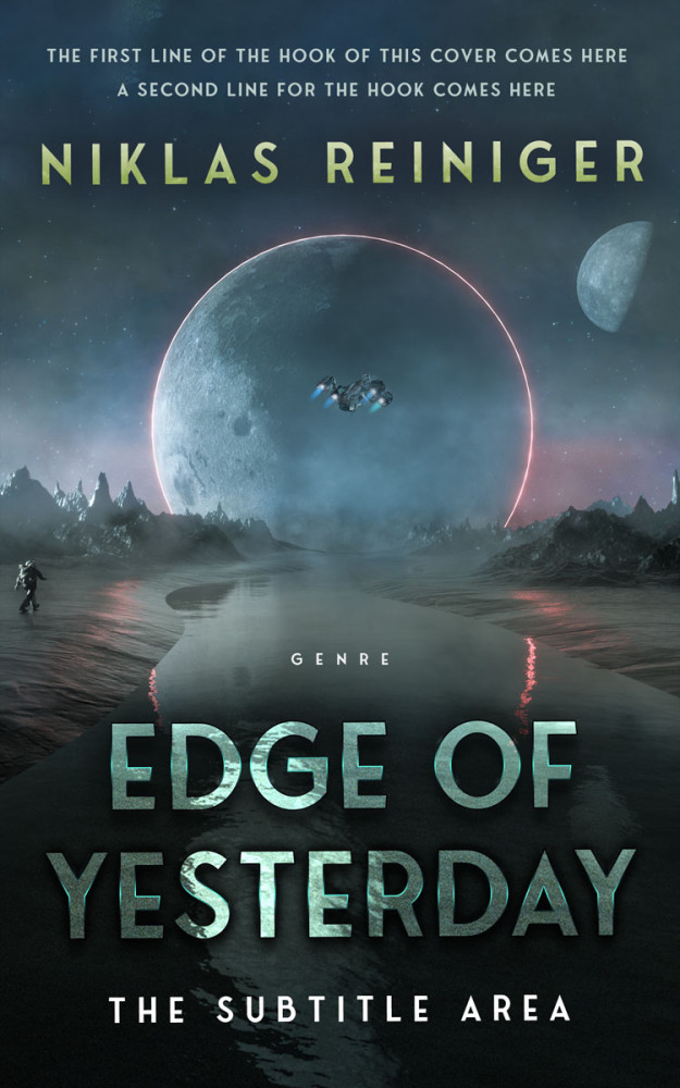 Front view of Outer Space #24678 - Premade Science Fiction Book Cover