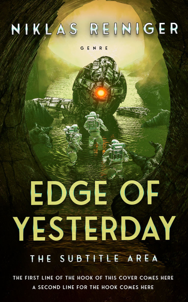 Front view of Straw #24683 - Premade Apocalyptica Book Cover