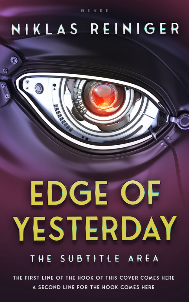 Front view of Thunder #24689 - Premade Science Fiction Book Cover