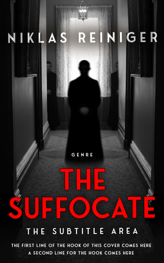 Front view of Cod Gray #24697 - Premade Horror Book Cover