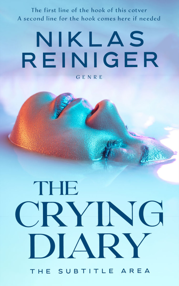 Front view of Blizzard Blue #24753 - Premade Health & Mind & Body Book Cover