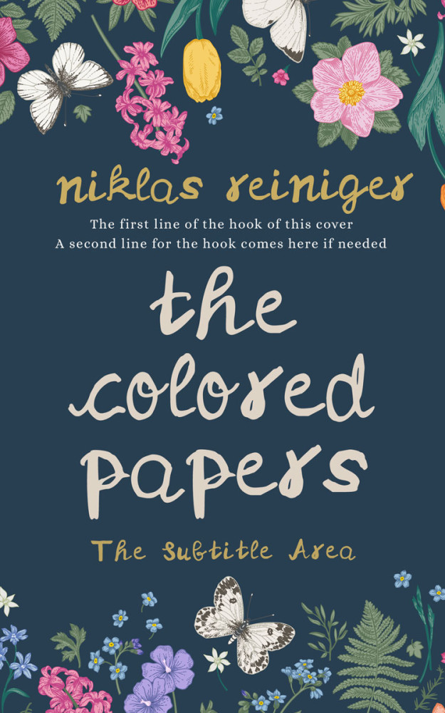 Front view of Pickled Bluewood #24759 - Premade Surreal Book Cover