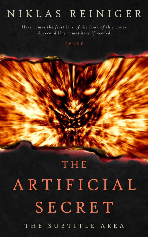 Front view of Cocoa Brown #24813 - Premade Apocalyptica Book Cover