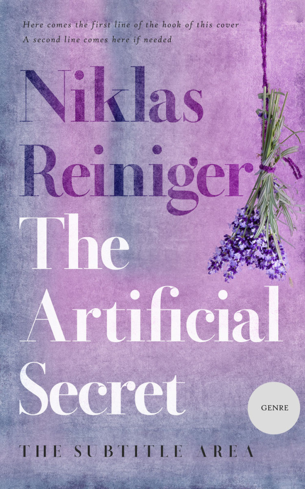 Front view of Amethyst Smoke #24843 - Premade Health & Mind & Body Book Cover