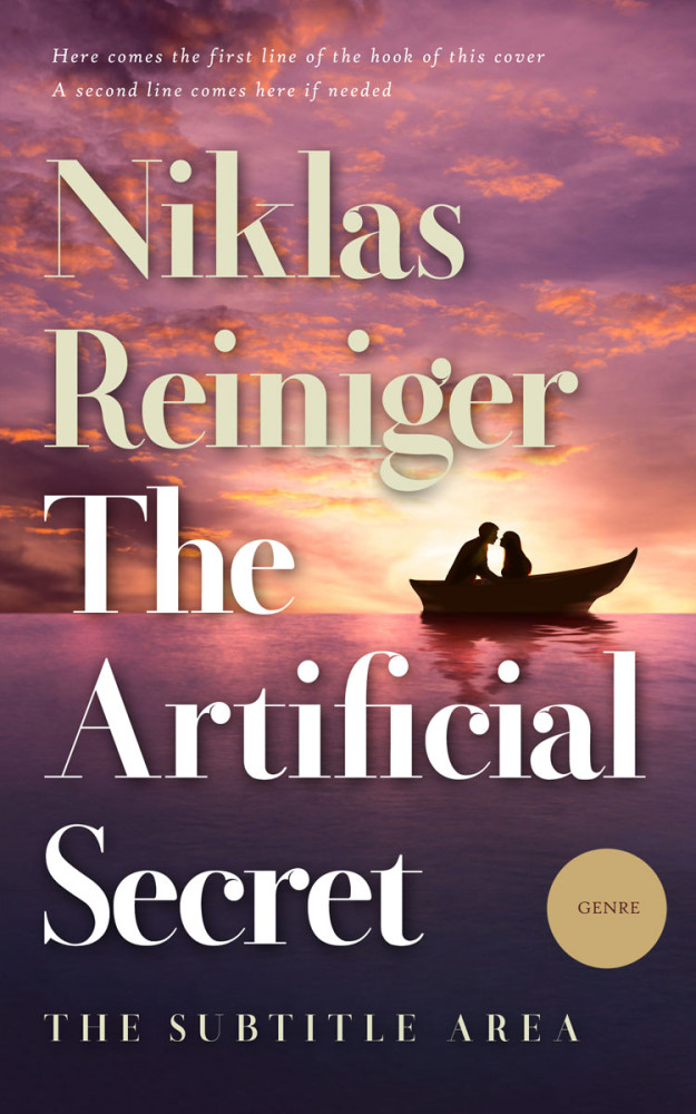 Front view of Au Chico #24853 - Premade Romance Book Cover