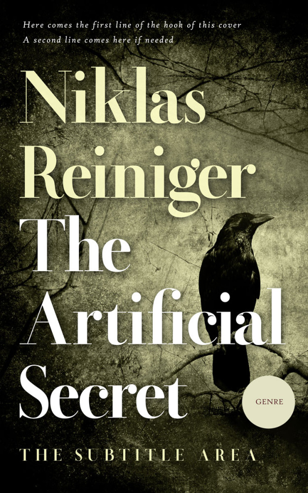 Front view of Rangoon Green #24857 - Premade Horror Book Cover