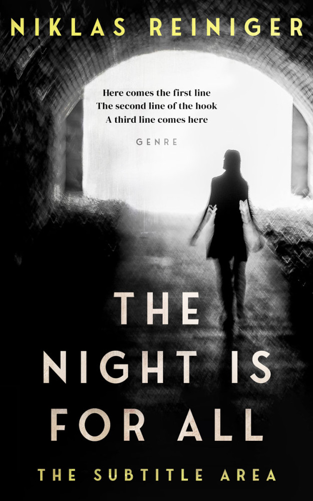 Front view of Cod Gray #24911 - Premade Mystery & Thriller & Suspense Book Cover