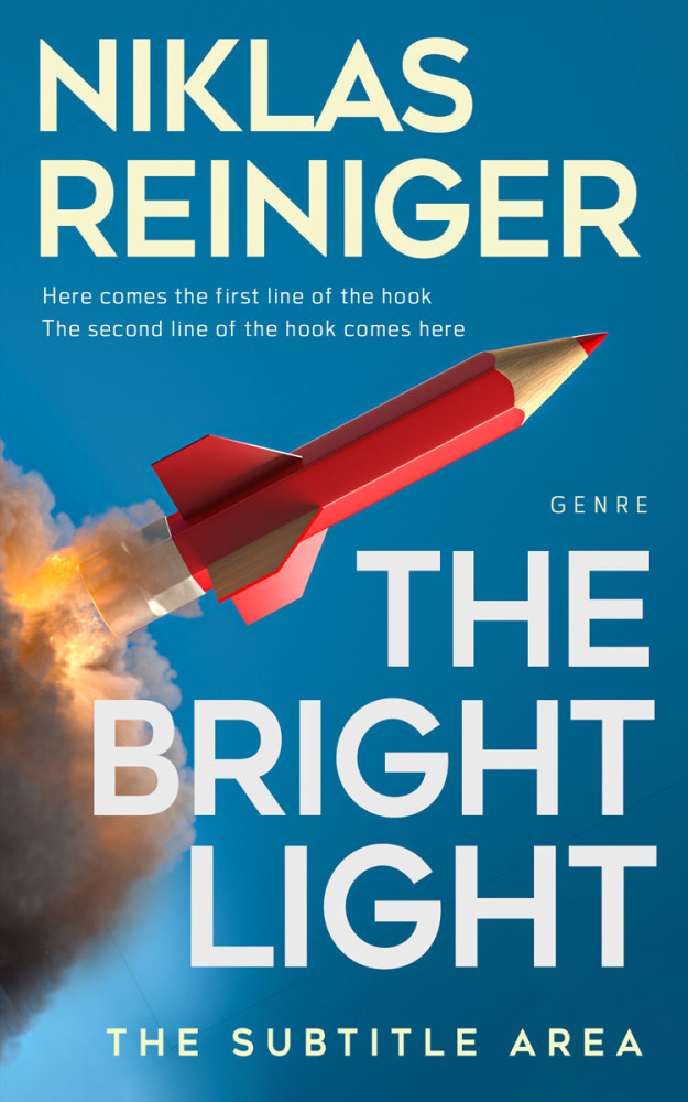 Front view of Blue Chill #24927 - Premade Business Book Cover