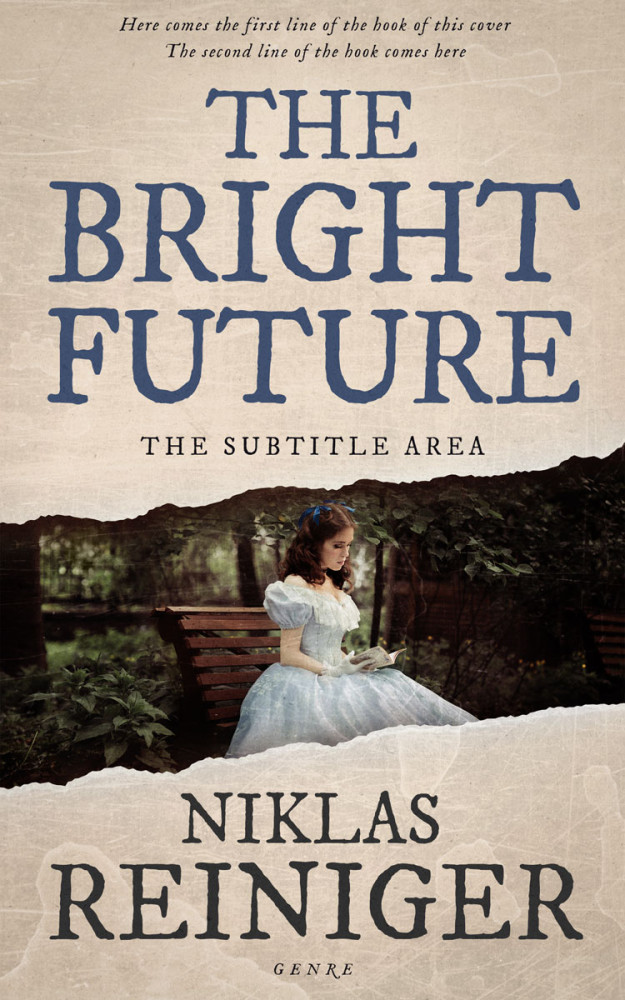 Front view of Thunder #24948 - Premade Romance Book Cover