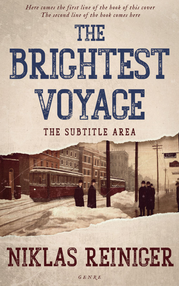 Front view of Akaroa #24949 - Premade Historical Book Cover