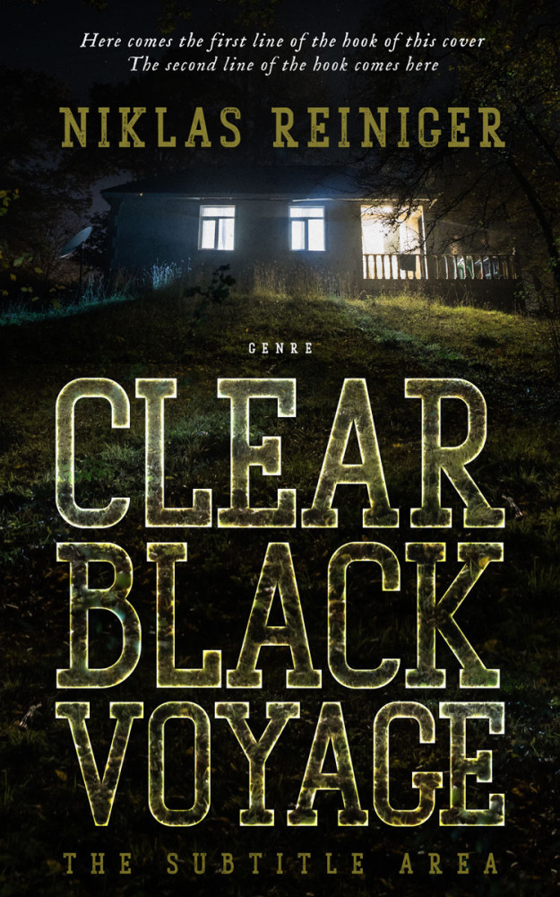 Front view of Rangoon Green #24956 - Premade Horror Book Cover