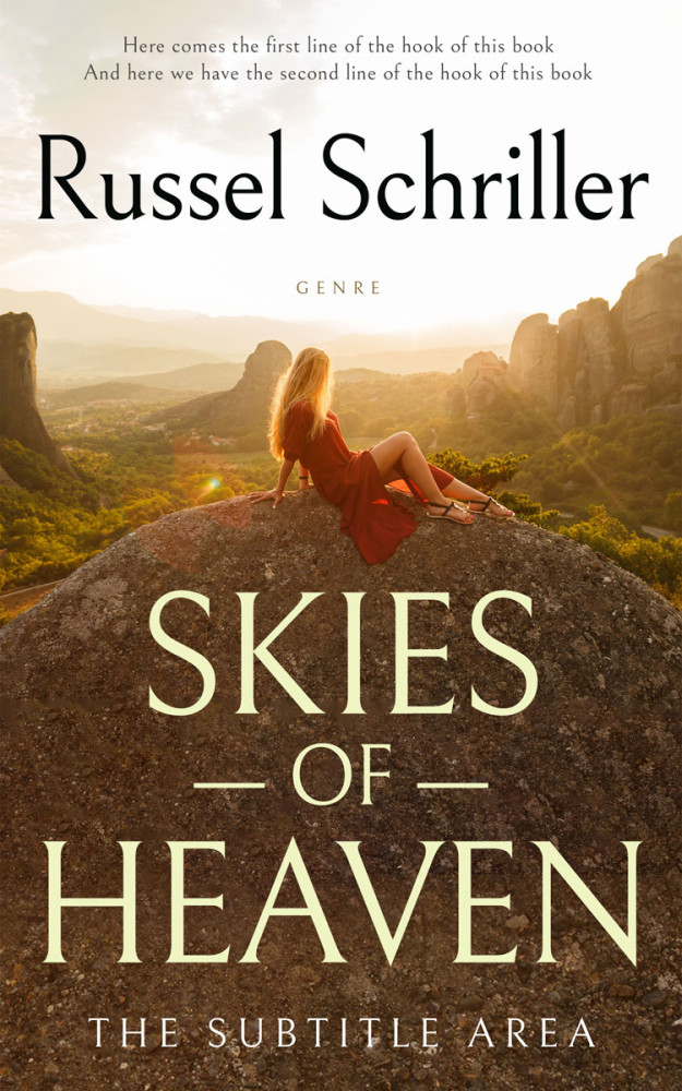 Front view of Metallic Bronze #25020 - Premade Romance Book Cover