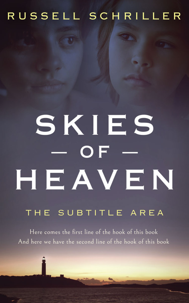 Front view of Ship Gray #25038 - Premade Teen & Young Adult Book Cover