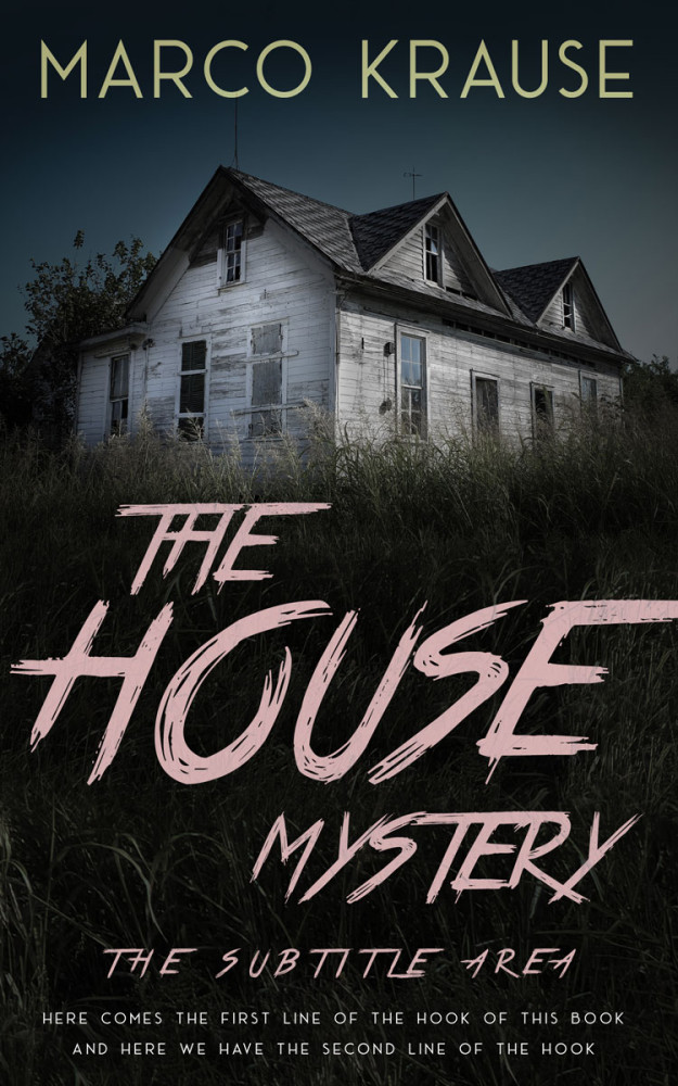 Front view of Woodsmoke #25080 - Premade Horror Book Cover