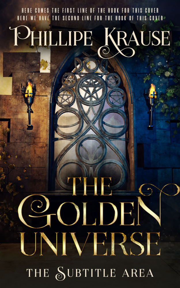 Front view of Woodsmoke #25147 - Premade Fantasy Book Cover