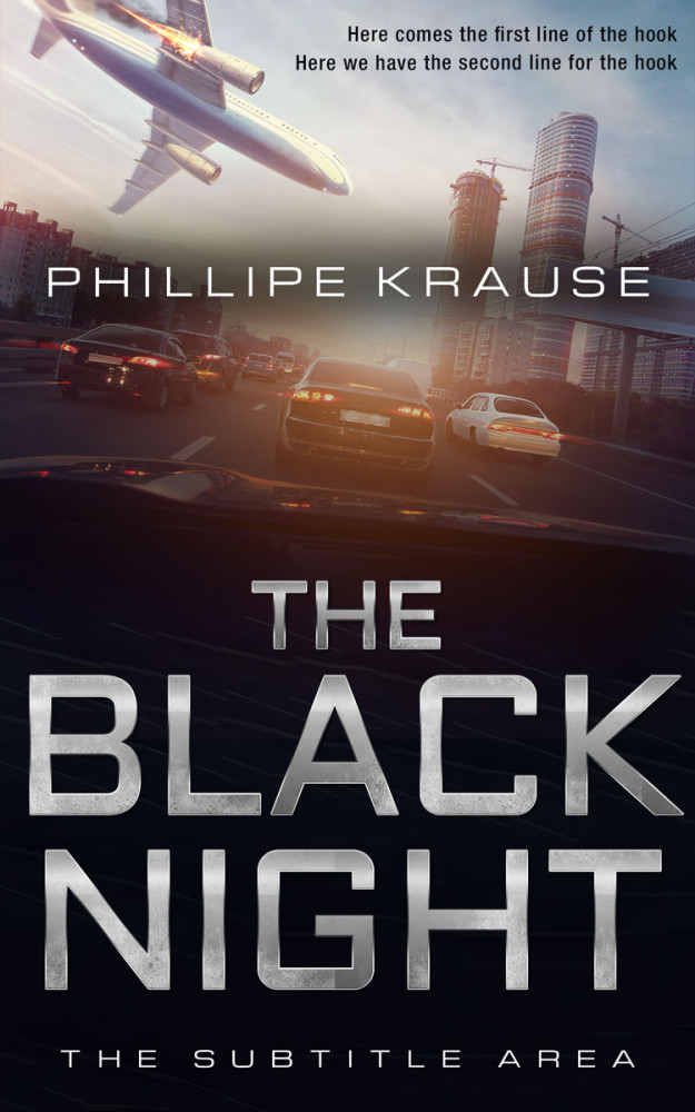 Front view of Cloud #25192 - Premade Action & Adventure Book Cover