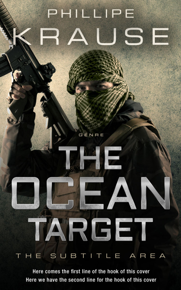 Front view of Malta #25215 - Premade Mystery & Thriller & Suspense Book Cover