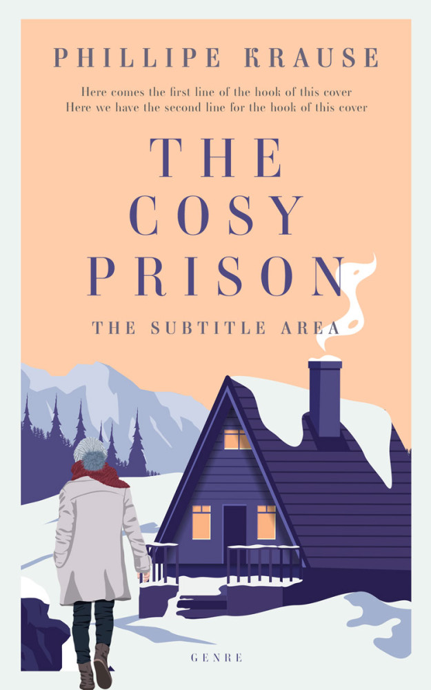 Front view of Mandys Pink #25242 - Premade Literary Fiction Book Cover