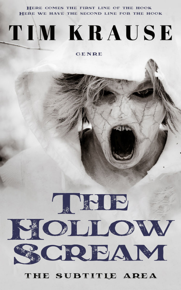 Front view of Cloud #25284 - Premade Horror Book Cover