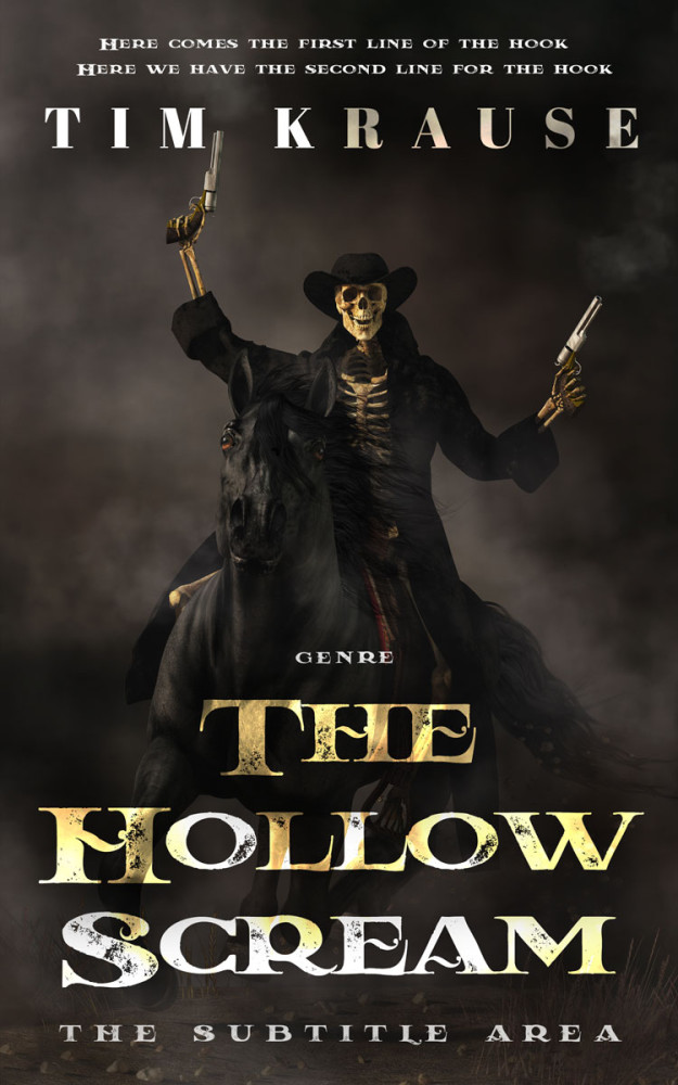 Front view of Dune #25287 - Premade Horror Book Cover