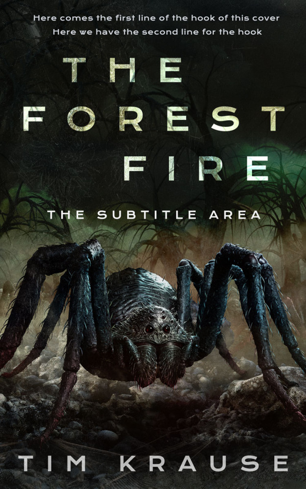 Front view of Log Cabin #25338 - Premade Fantasy Book Cover