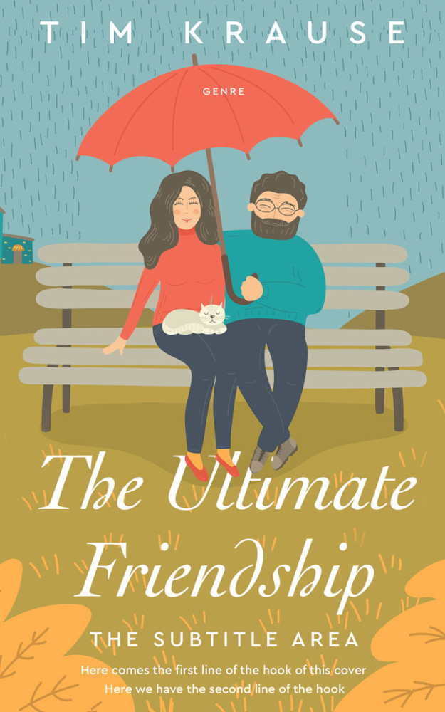 Front view of Tussock #25367 - Premade Romance Book Cover