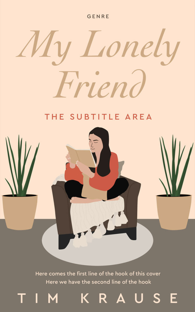 Front view of Sidecar #25369 - Premade Chick Lit Book Cover