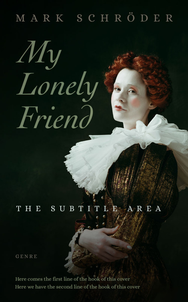 Front view of Marshland #25381 - Premade Historical Book Cover