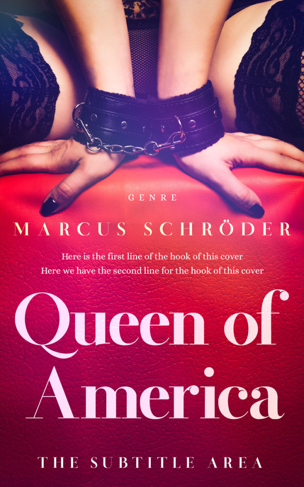 Front view of Maroon Flush #25422 - Premade Erotica Book Cover