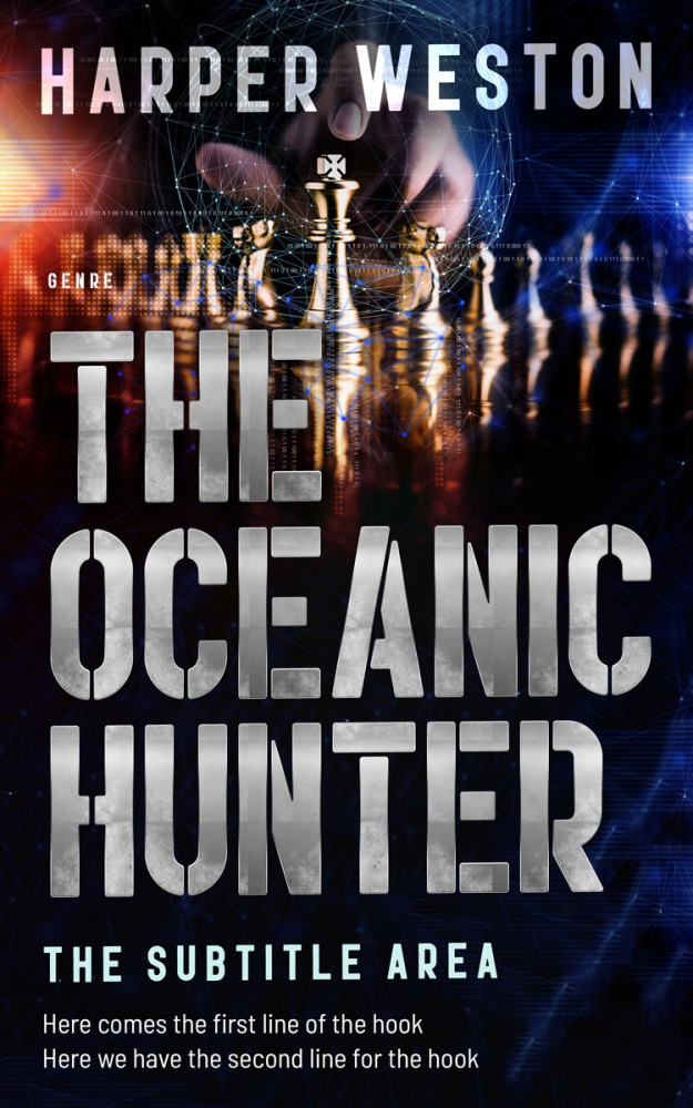 Front view of Cinder #25442 - Premade Science Fiction Book Cover