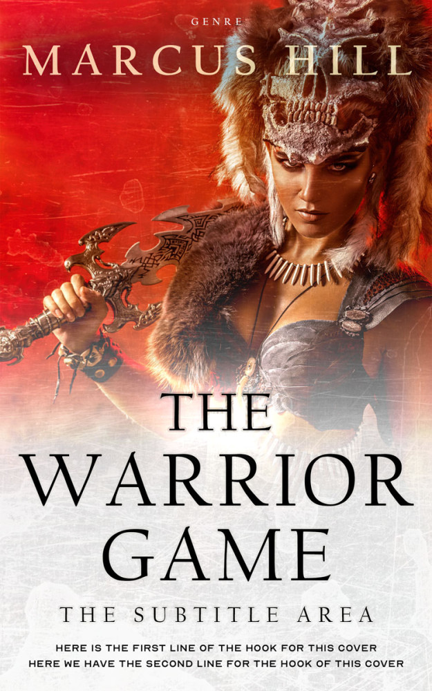 Front view of Pearl Bush #25547 - Premade Fantasy Book Cover