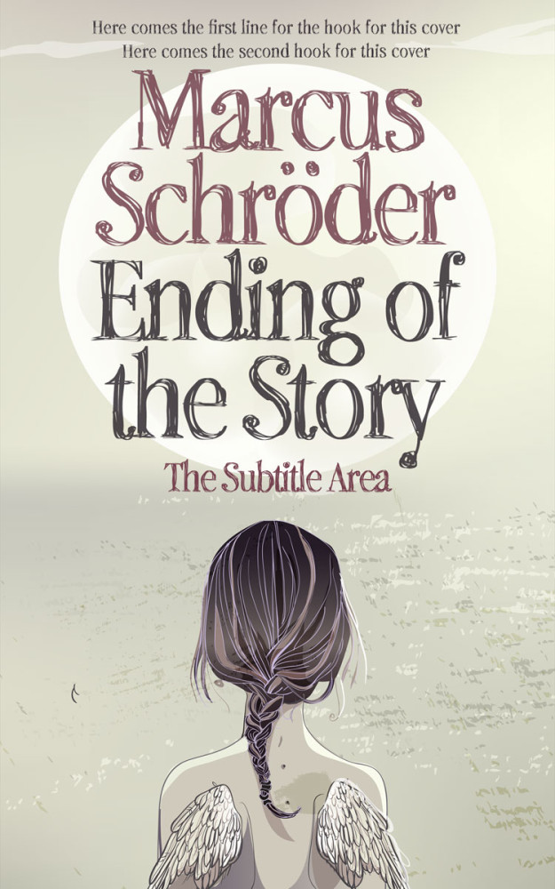 Front view of Moon Mist #25602 - Premade Teen & Young Adult Book Cover