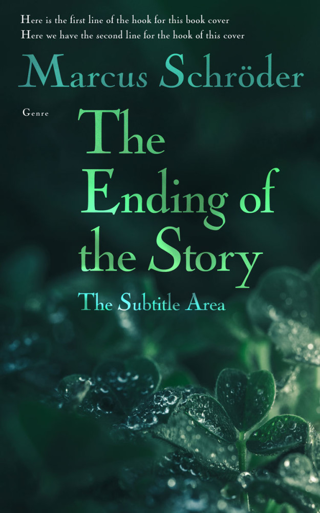 Front view of Gable Green #25675 - Premade Surreal Book Cover