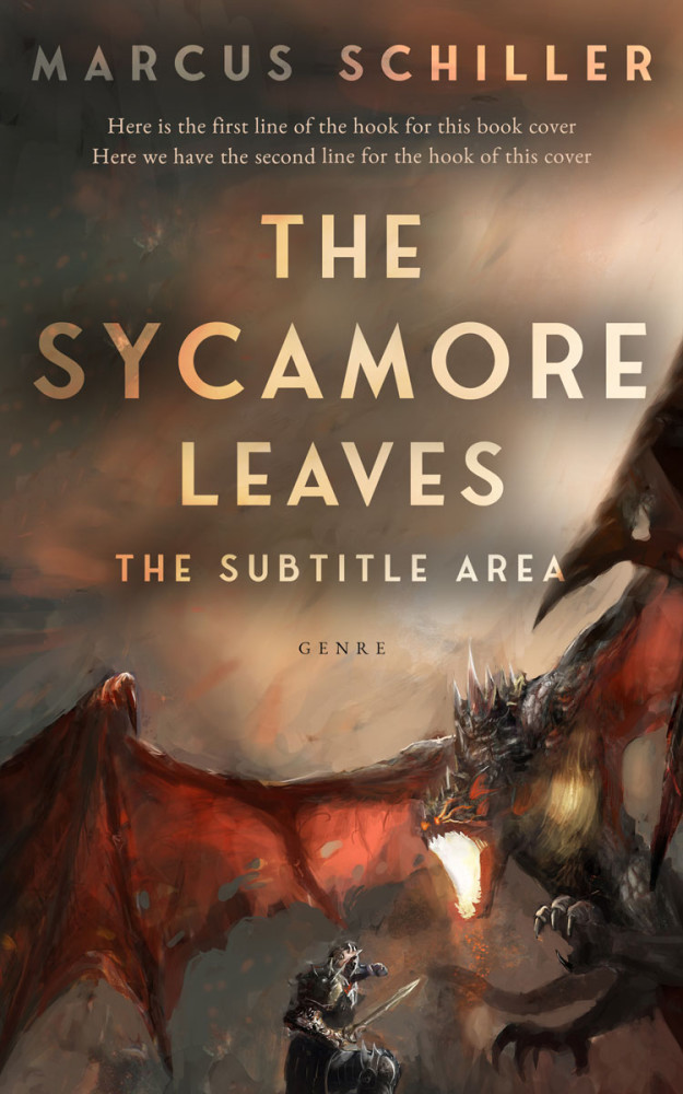 Front view of Millbrook #25795 - Premade Fantasy Book Cover