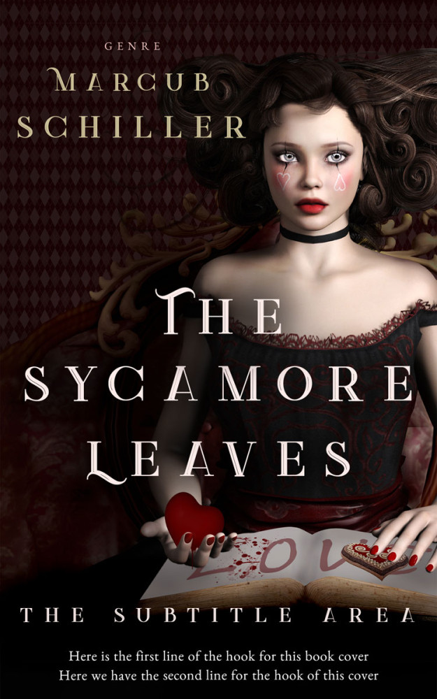 Front view of Night Rider #25806 - Premade Fantasy Book Cover