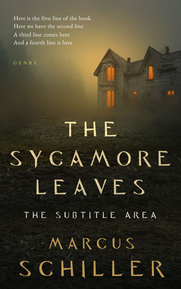 Front view of Zeus #25821 - Premade Horror Book Cover