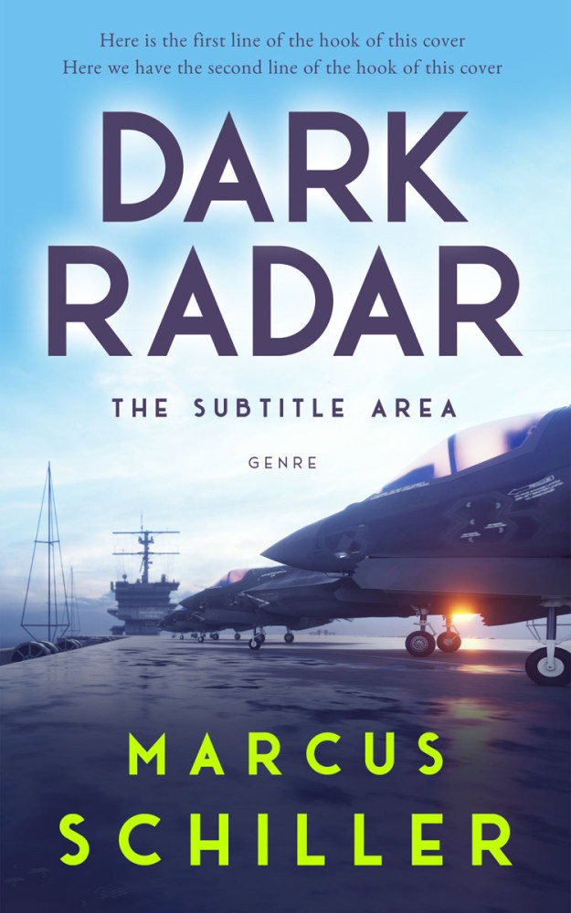 Front view of Mako #25838 - Premade Action & Adventure Book Cover