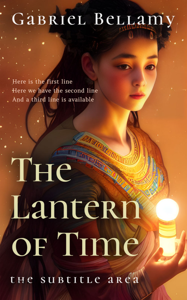 Front view of Cedar #25854 - Premade Fantasy Book Cover