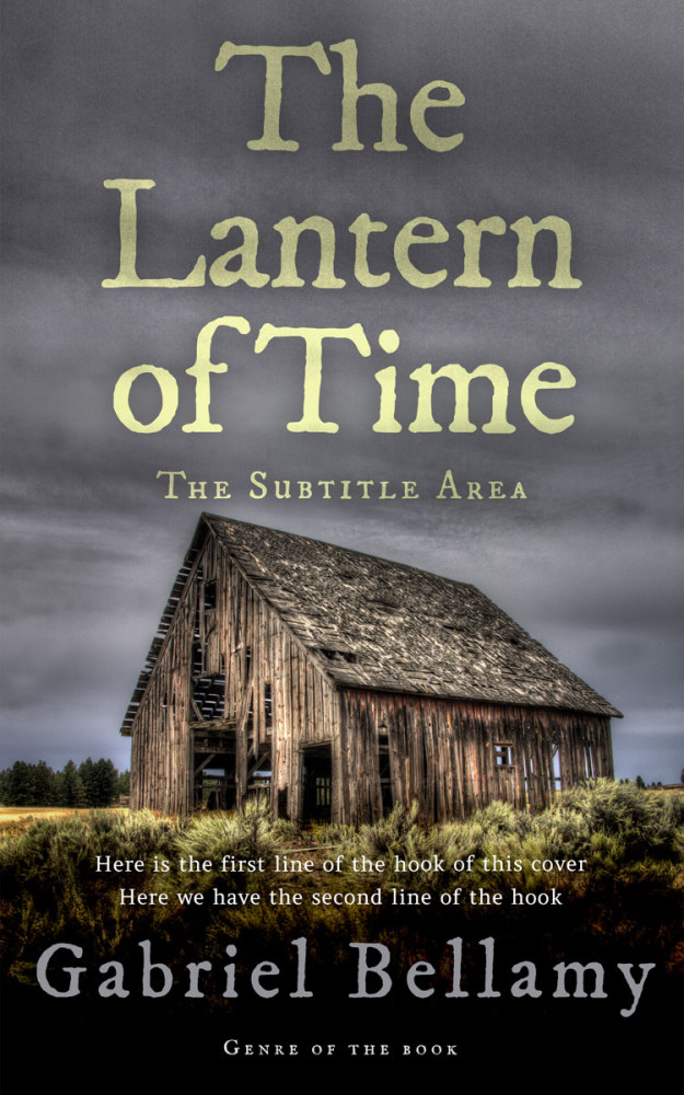 Front view of Dove Gray #25881 - Premade Horror Book Cover