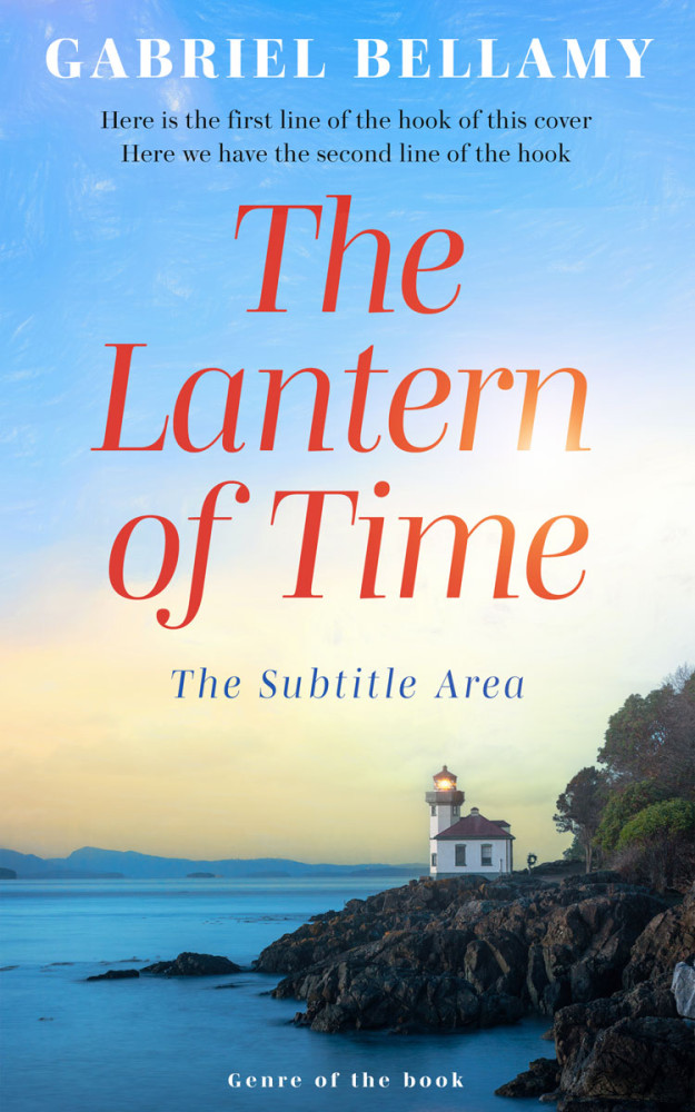 Front view of Botticelli #25898 - Premade Literary Fiction Book Cover