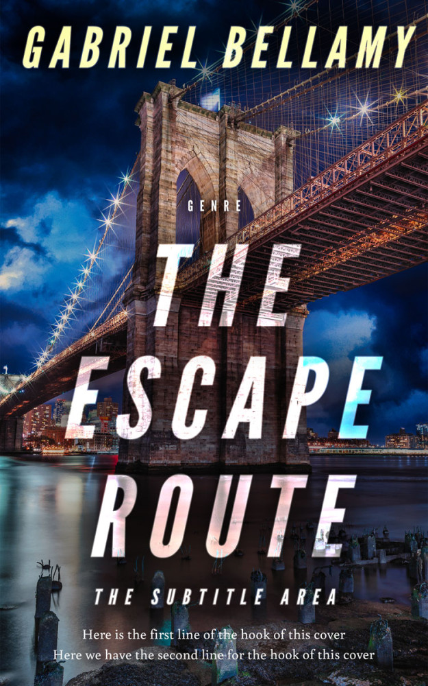 Front view of Steel Gray #25924 - Premade Mystery & Thriller & Suspense Book Cover