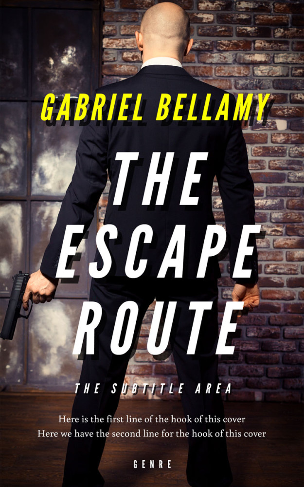 Front view of Thunder #25925 - Premade Mystery & Thriller & Suspense Book Cover