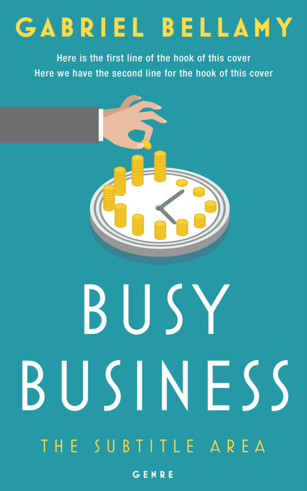 Front view of Jelly Bean #26027 - Premade Business Book Cover