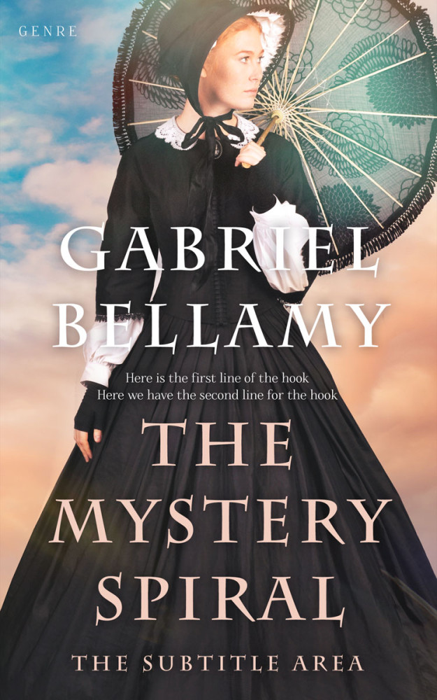 Front view of Bone #26059 - Premade Romance Book Cover