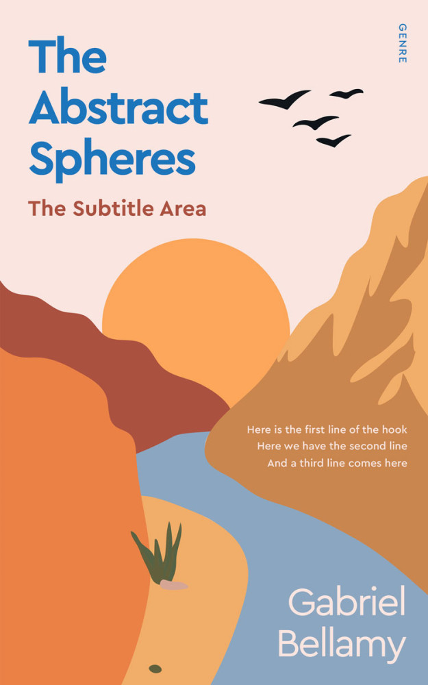 Front view of Bone #26075 - Premade Abstract Book Cover